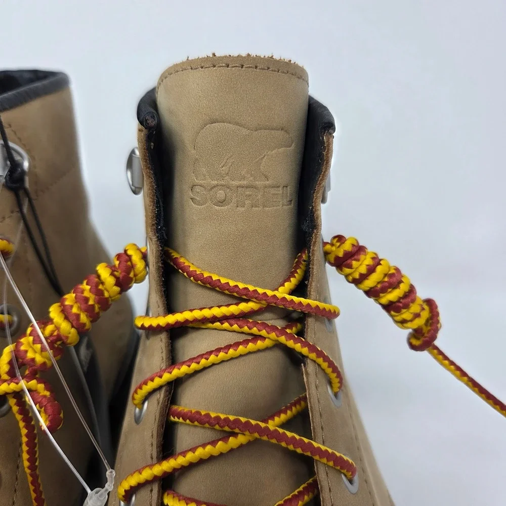 NEW Sorel Caribou Moc Men's Size 13 Waterproof Nubuck Leather Boots NM4490-281